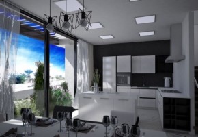 Seafront apartment in Kissonerga with garden, Paphos 